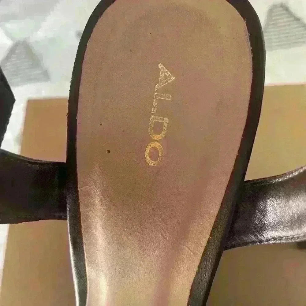 ALDO Brown Platform Sandals